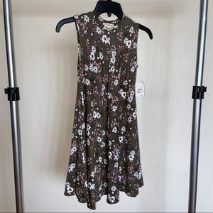 tucker + tate green floral dress